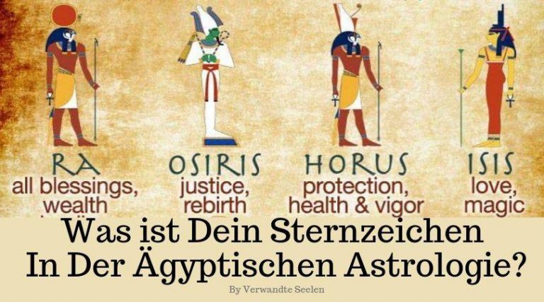Was ist dein Sternzeichen in der ägyptischen Astrologie